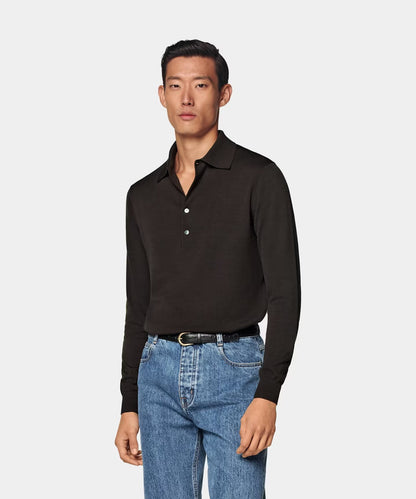 Suitsupply Pure Wool Black Sweater