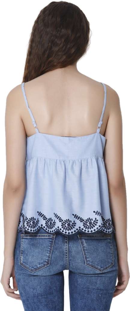 ONLY Embroidered Cami Cotton Top