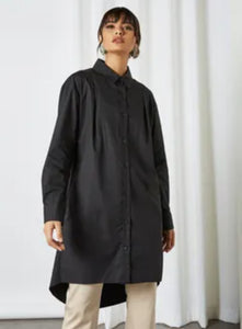 Anotah Black Shirt Dress