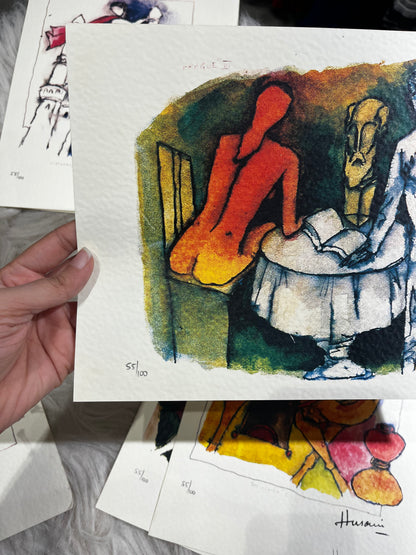 M.F. Husain – Menaxi: Tale of 3 Cities
Original Limited Edition Serigraph Portfolio