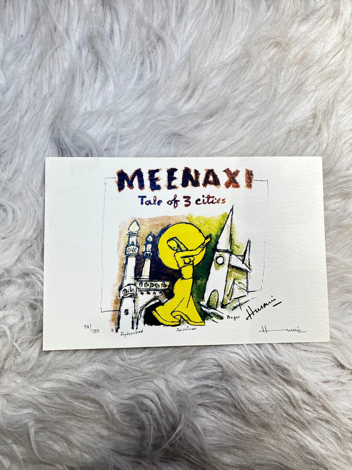 M.F. Husain – Menaxi: Tale of 3 Cities
Original Limited Edition Serigraph Portfolio