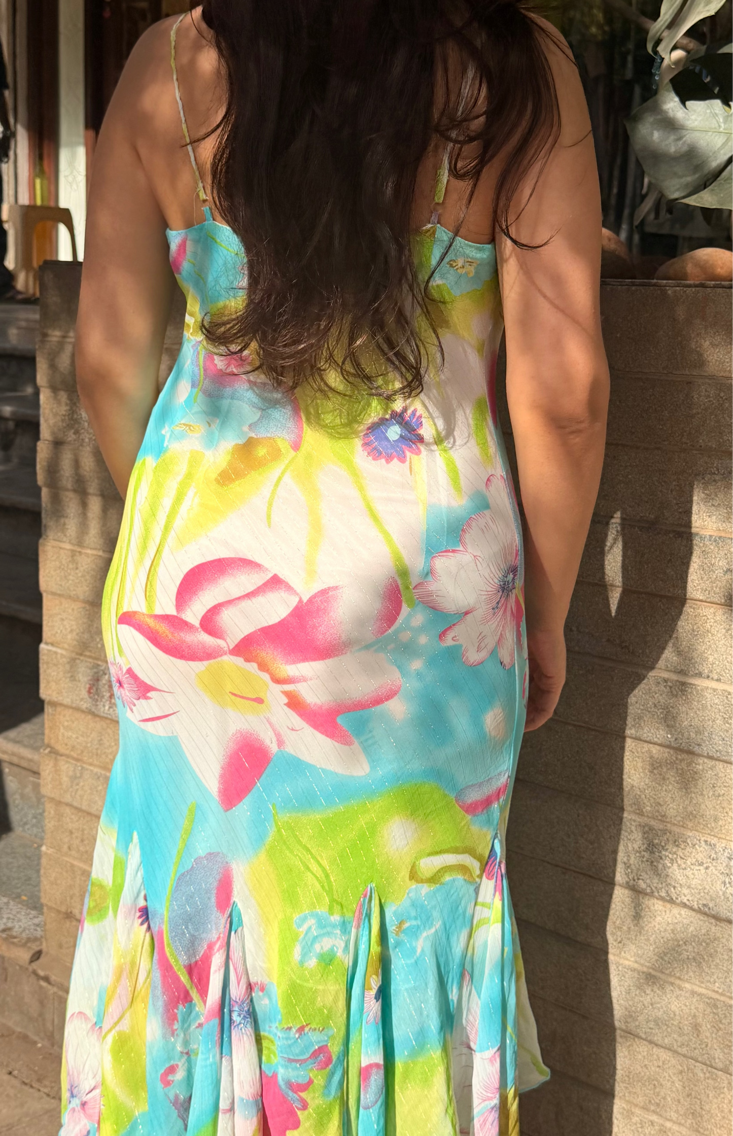 2000's Rom Com Coded Floral Slip Dress