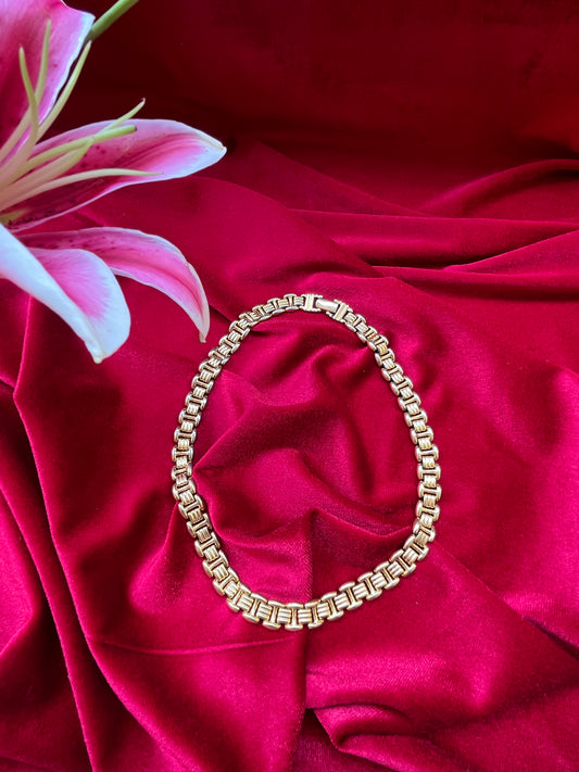 Napier 80s Vintage Gold Plated Necklace