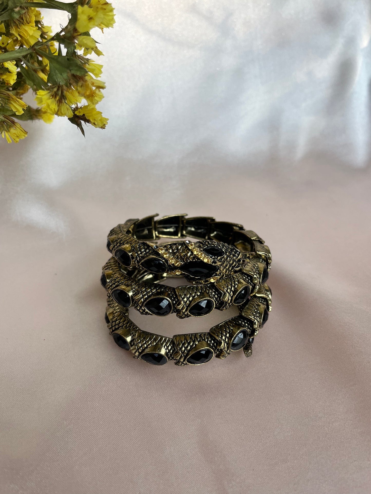 Alilang Egyptian Snake Cuff Bracelet