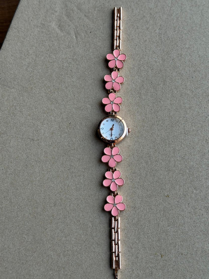 Floral vintage watch