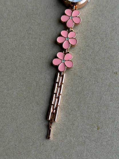 Floral vintage watch