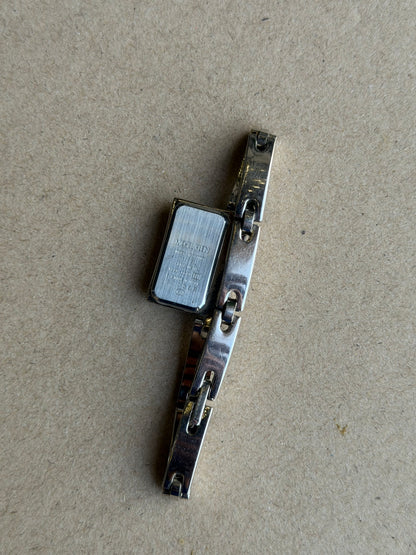 Michel Klein Off Centre Rectangle Vintage Quartz Watch
