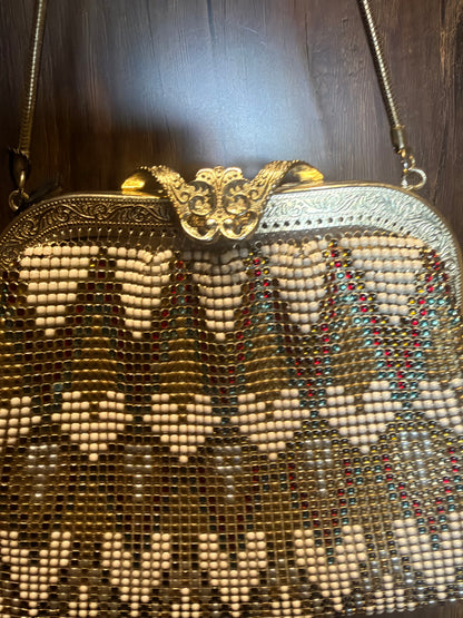 Multi Metal Mesh Mini Vintage Bag