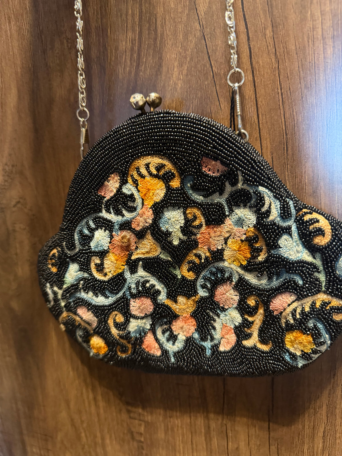 Vintage Bead Embroidered Sling