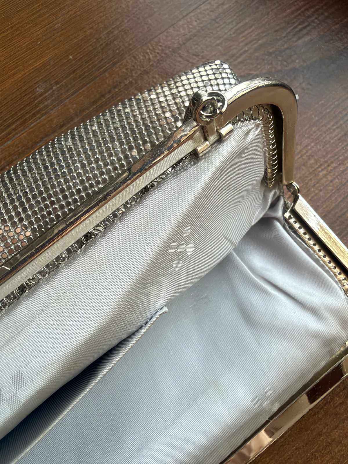 Medium Silver Chainmail Vintage Bag