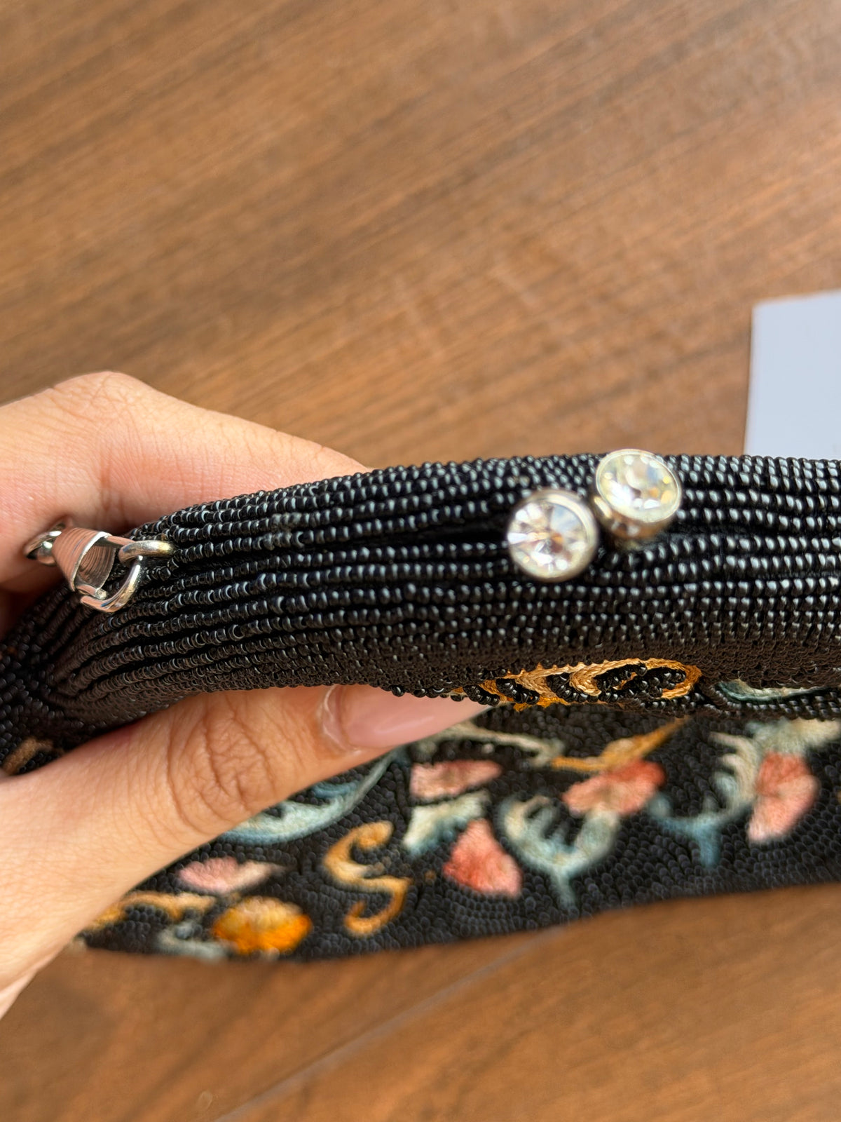 Vintage Bead Embroidered Sling
