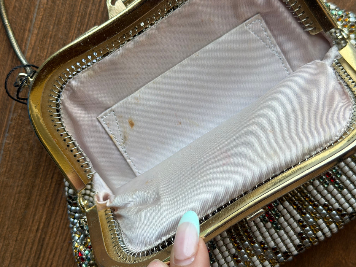 Multi Metal Mesh Mini Vintage Bag