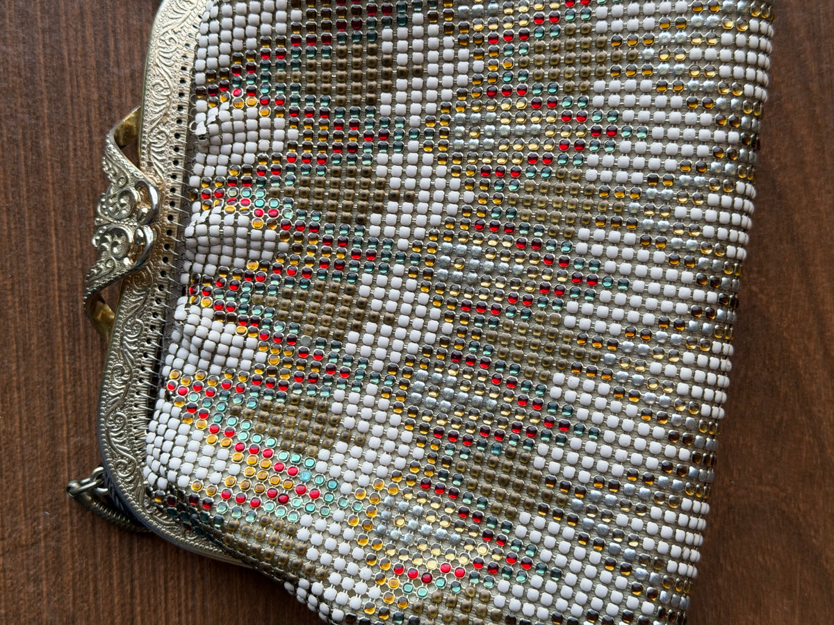 Multi Metal Mesh Mini Vintage Bag