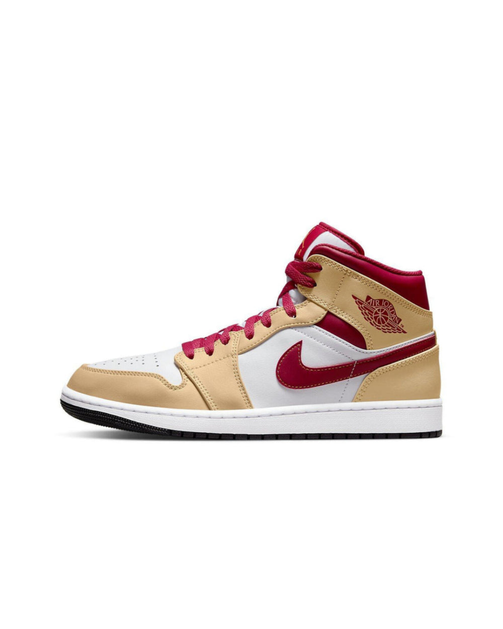 JORDAN 1 MID LIGHT CURRY CARDINAL