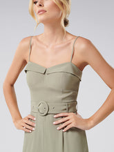 Load image into Gallery viewer, Forever New Khaki Mimi Belted Jumpsuit
