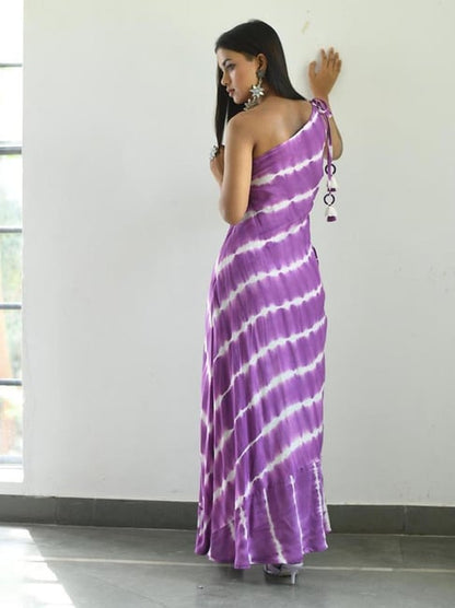 Gulaal Purple Long Dress