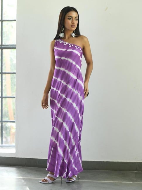 Gulaal Purple Long Dress