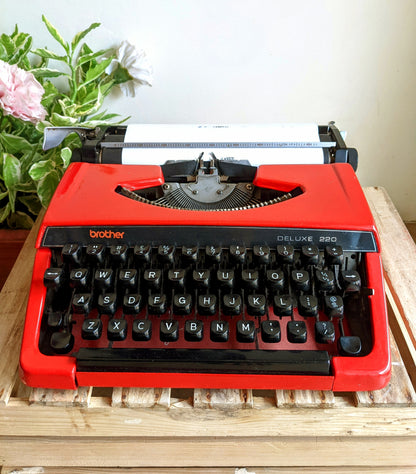 Red Typewriter