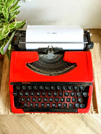 Red Typewriter