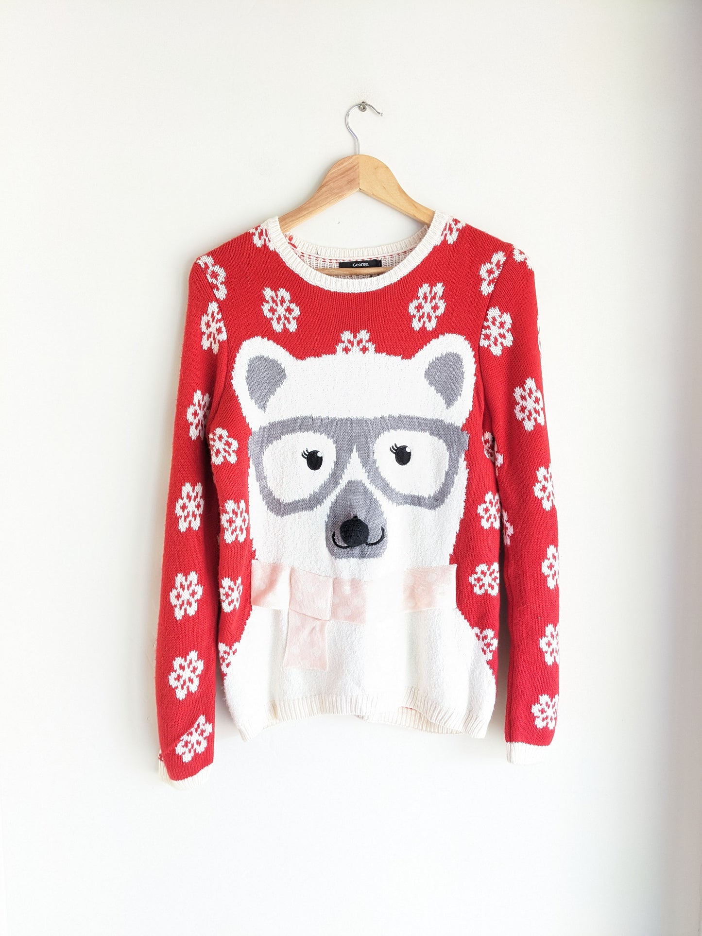 Nerdy Polar Bear Christmas Sweater