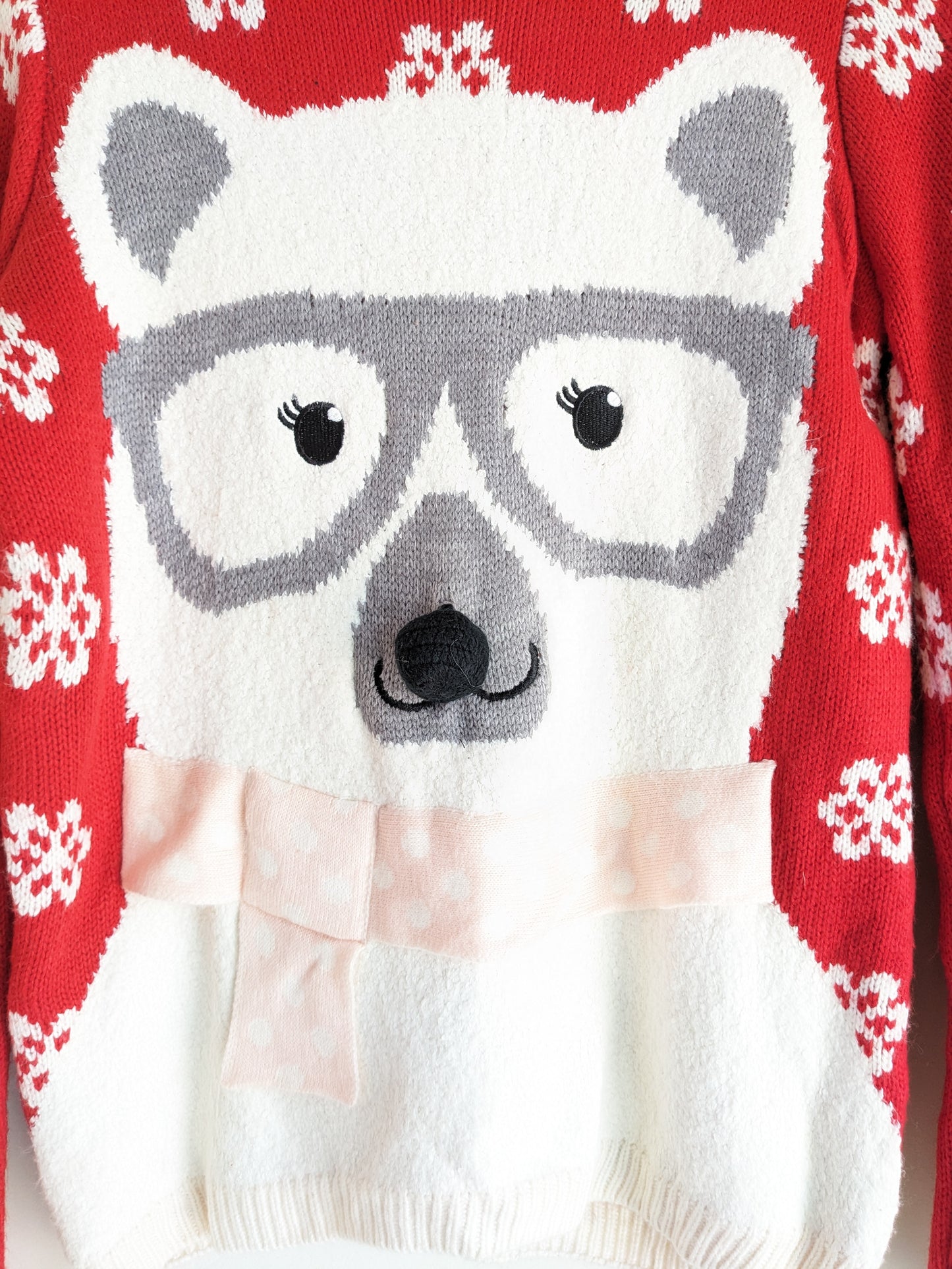 Nerdy Polar Bear Christmas Sweater