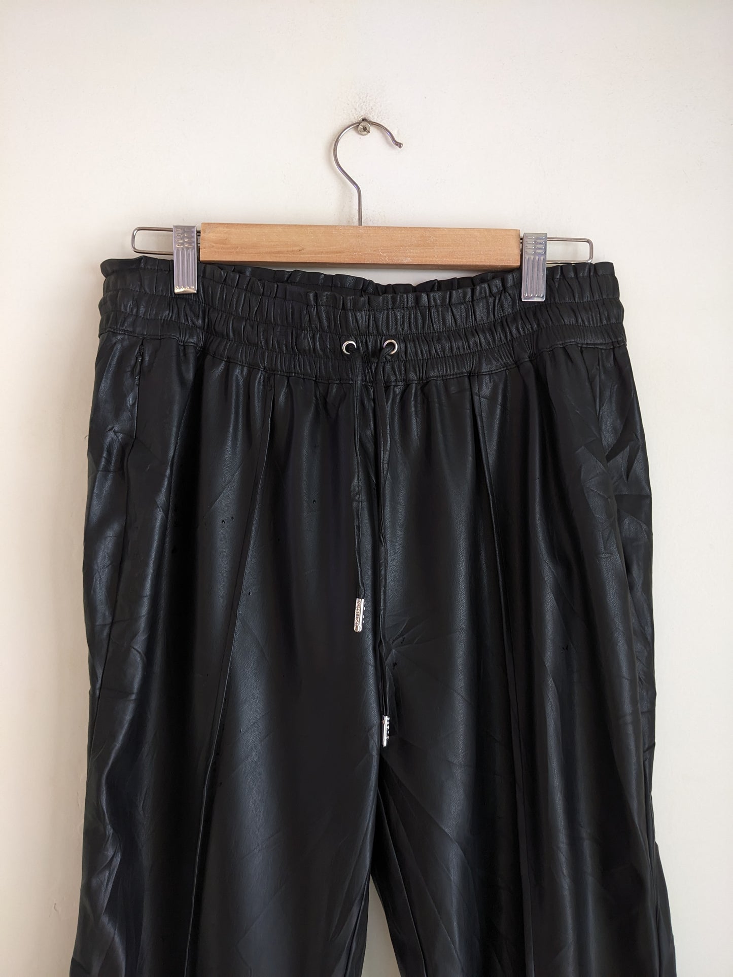 Guess Black Leather Pant