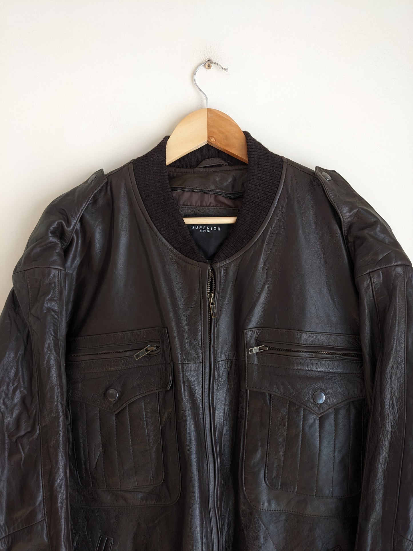 Superior Brown Genuine Leather Jacket