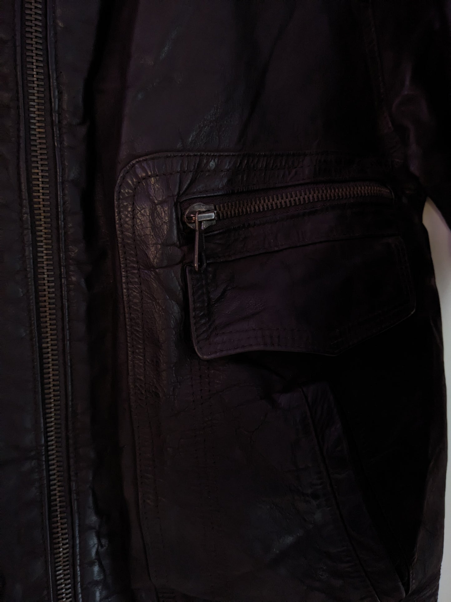 Brown Genuine Leather Jacket