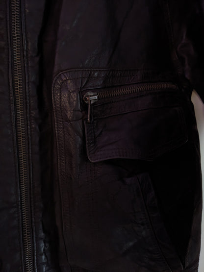 Brown Genuine Leather Jacket