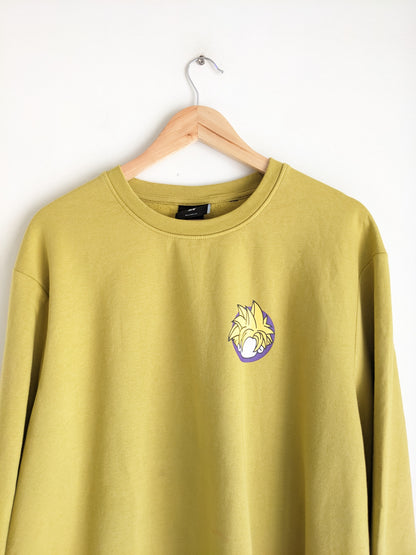 H&M Relaxed Fit Gohan Yellow Sweatshirt