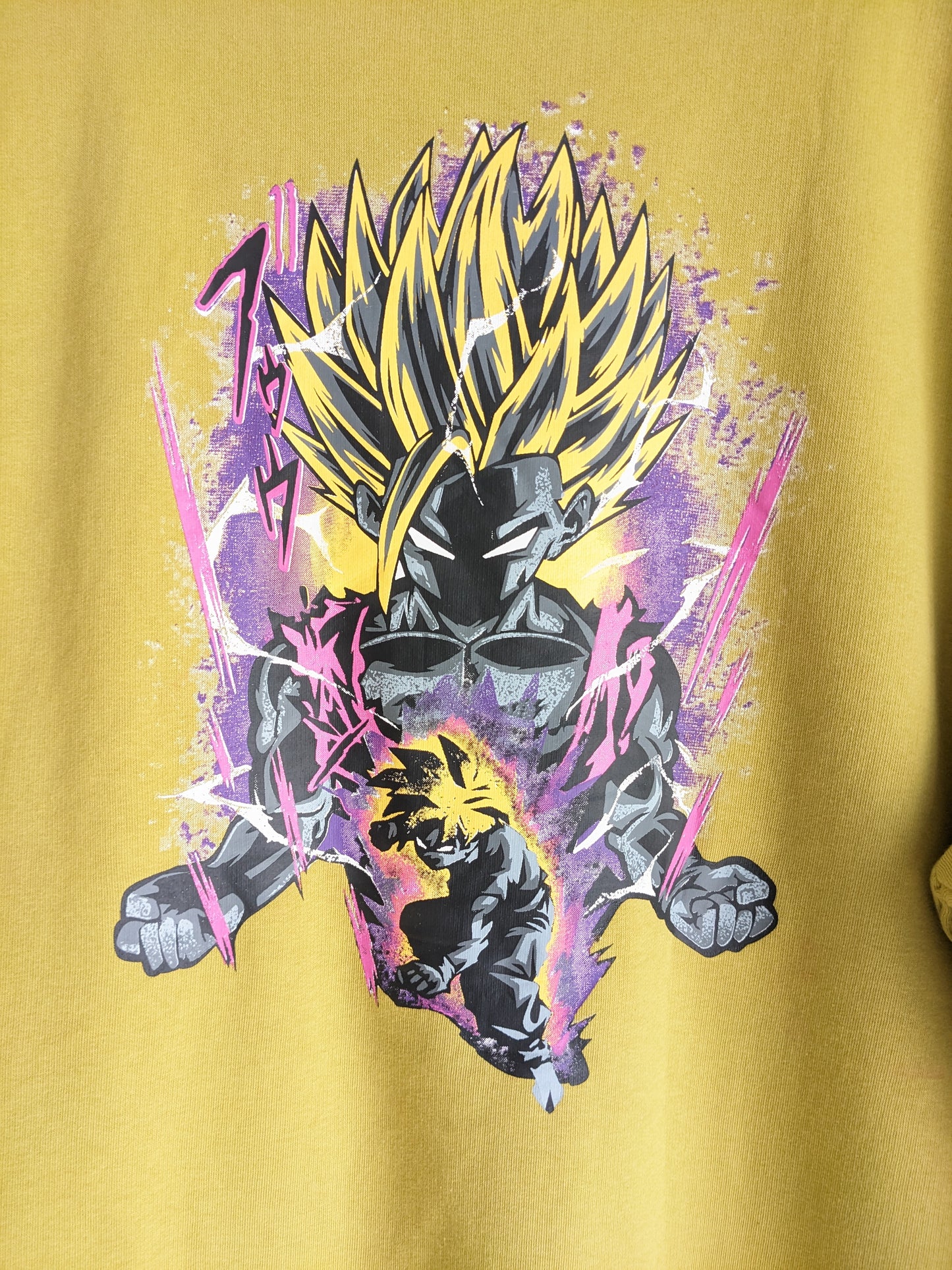 H&M Relaxed Fit Gohan Yellow Sweatshirt