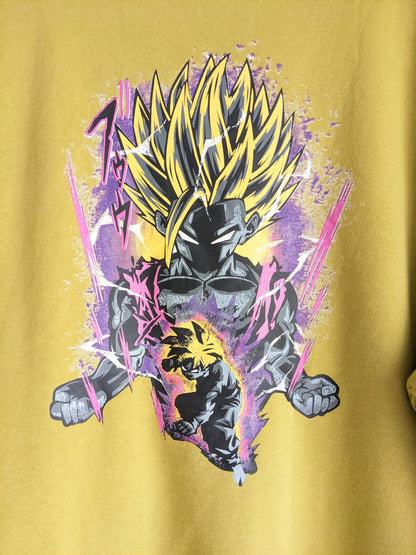 H&M Relaxed Fit Gohan Yellow Sweatshirt