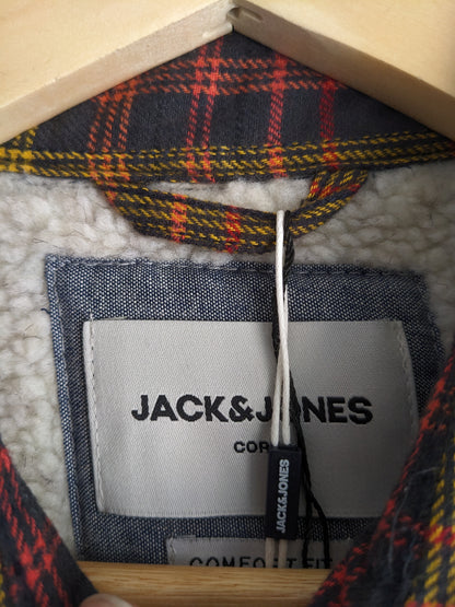 Jack & Jones Coral Plaid Jacket