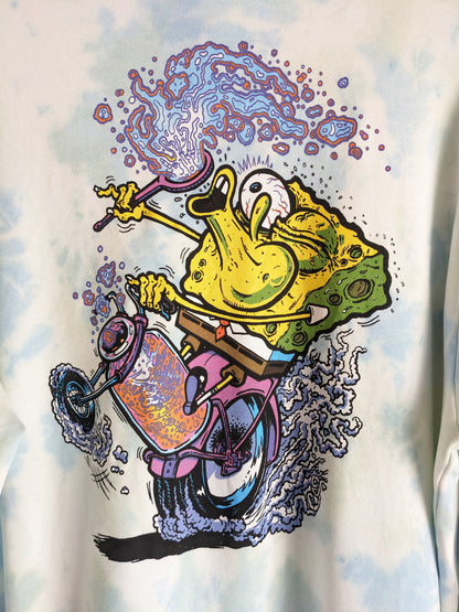 H&M Spongebob Tie Dye Sweatshirt