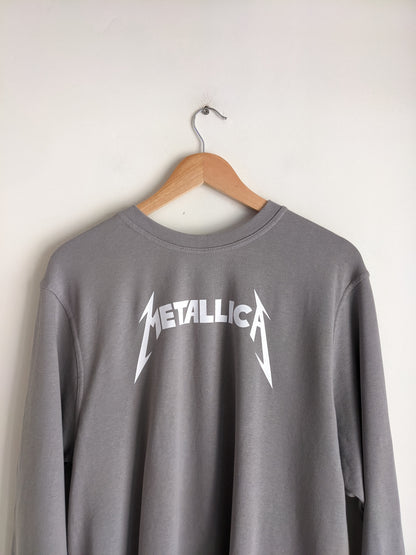 H&M Metallica Grey Sweatshirt