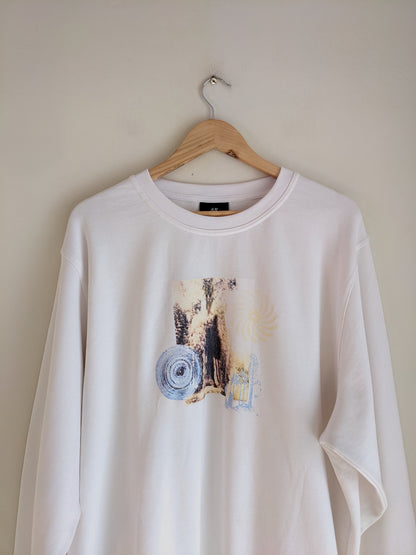 H&M White Sweatshirt