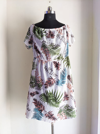 Shein Tropical Print Dress