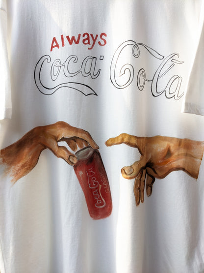 Handpainted Coca Cola Tee