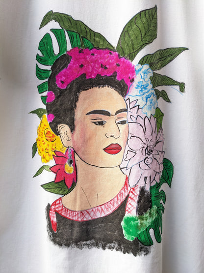 Handpainted Frida kalho Tee