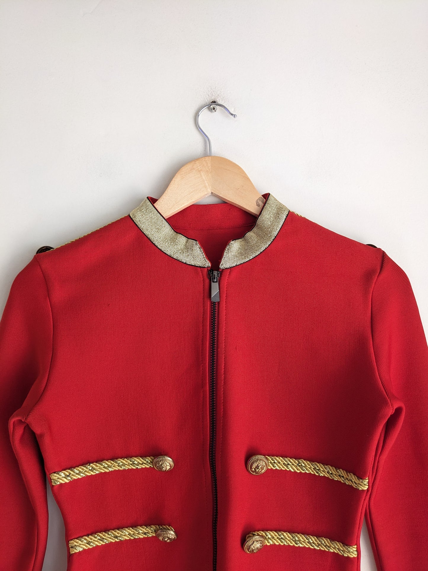 Red Embellished Jacket