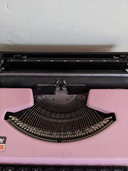 Brother Pink Typewriter