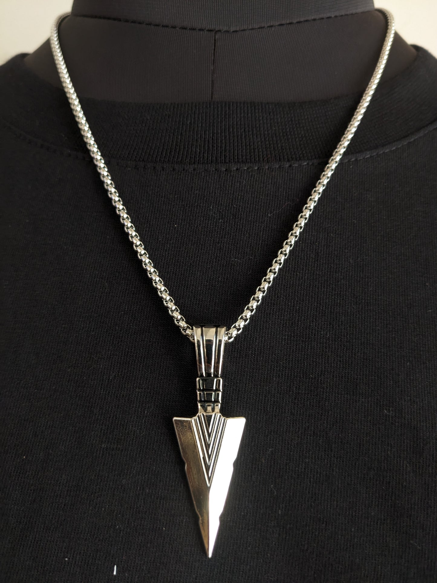 Arrowhead Pendant with Chain