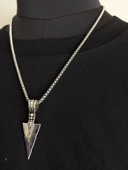 Arrowhead Pendant with Chain