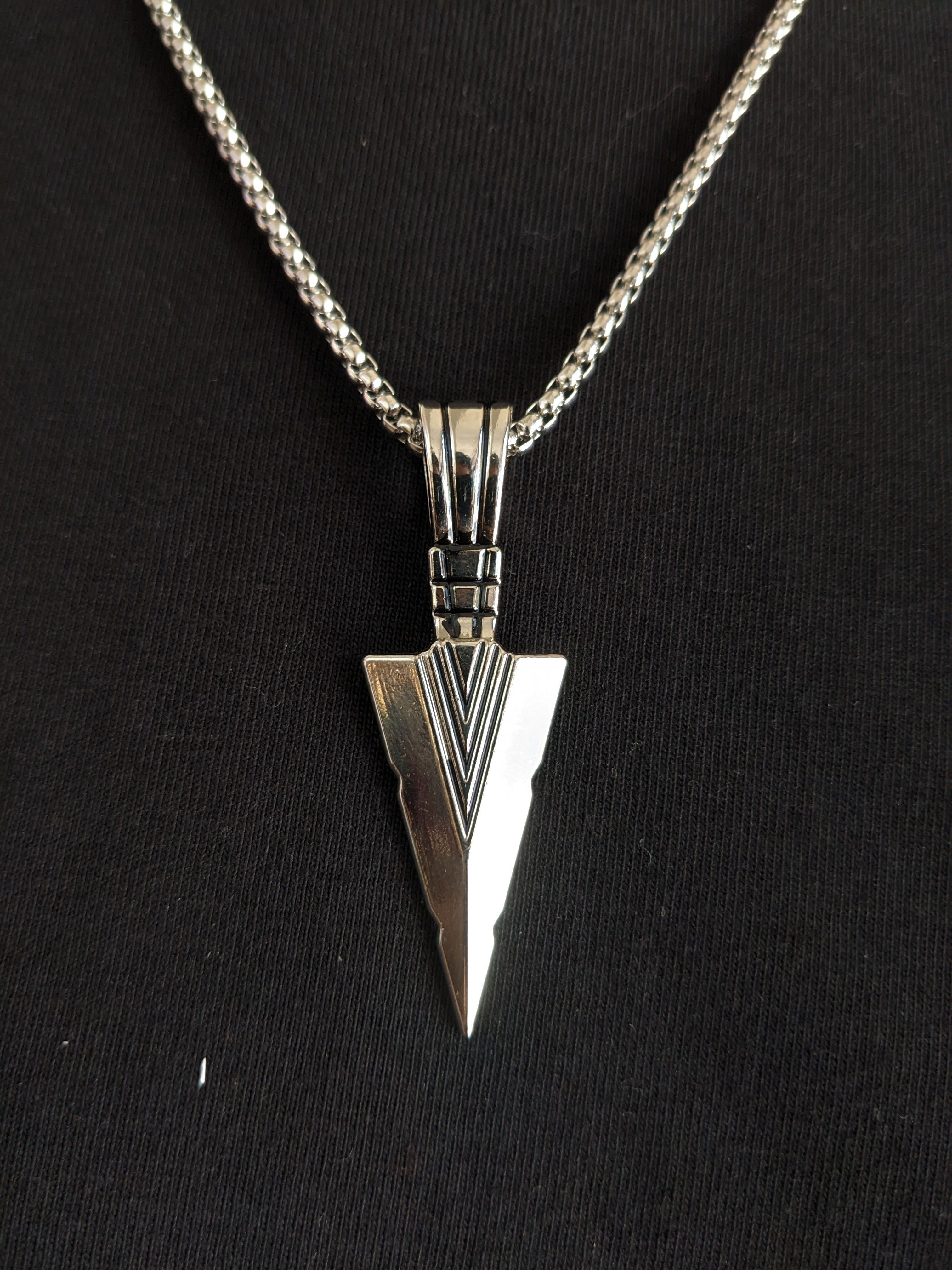 Silver Arrow head necklace - jewelry - by owner - sale - craigslist