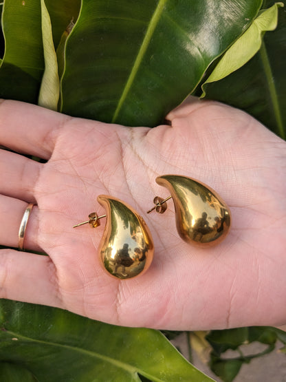Waterdrop Bottega Inspo Gold Earrings