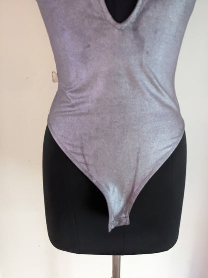 H&M Grey Shimmer Bodysuit