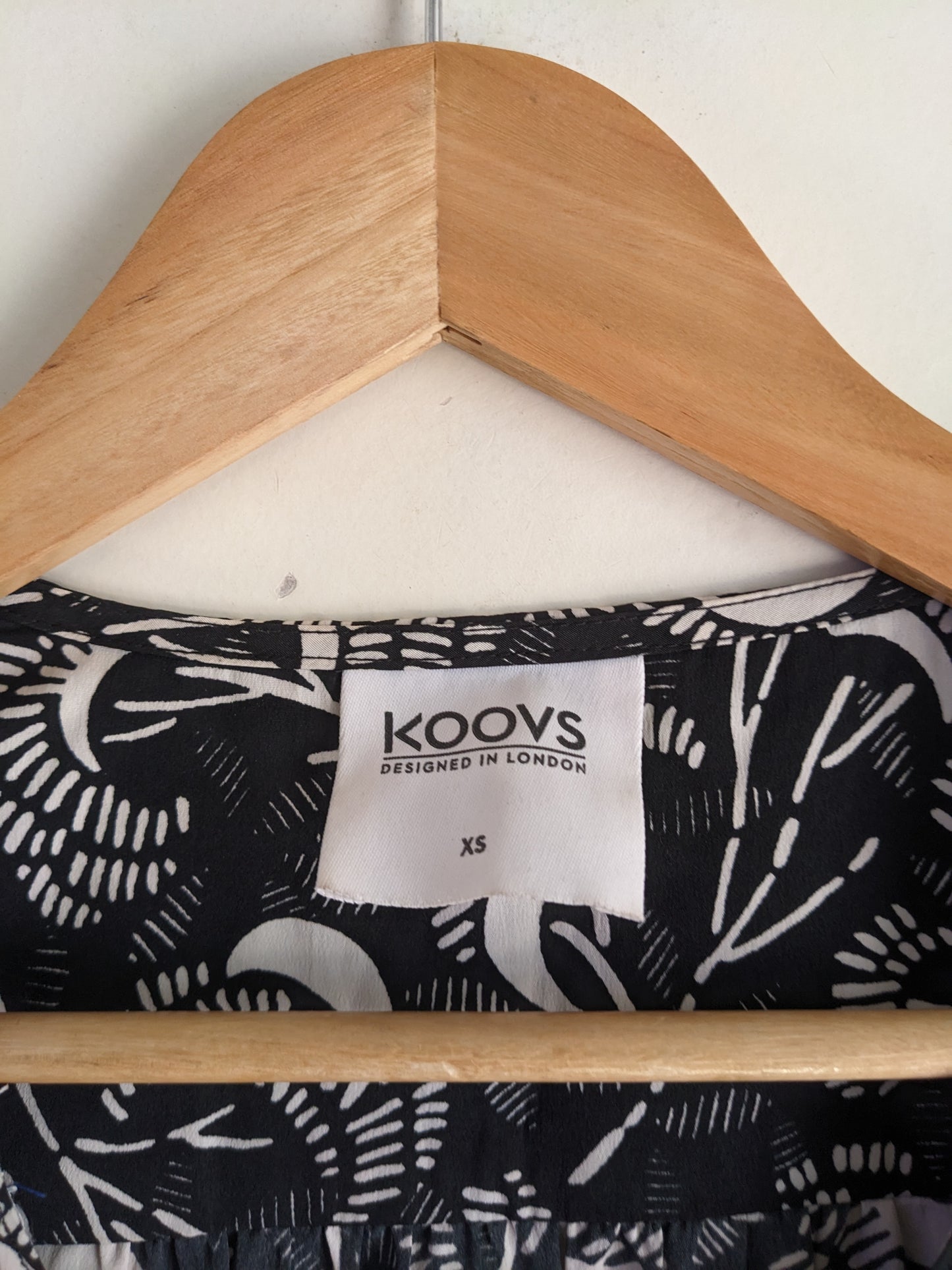 Koovs Black Printed Jumpsuit