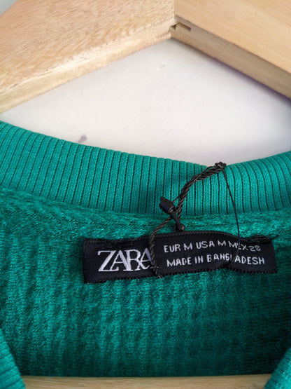 ZARA Green Knit Tee