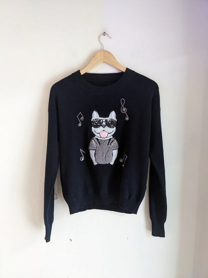 Puglife Black Sweater