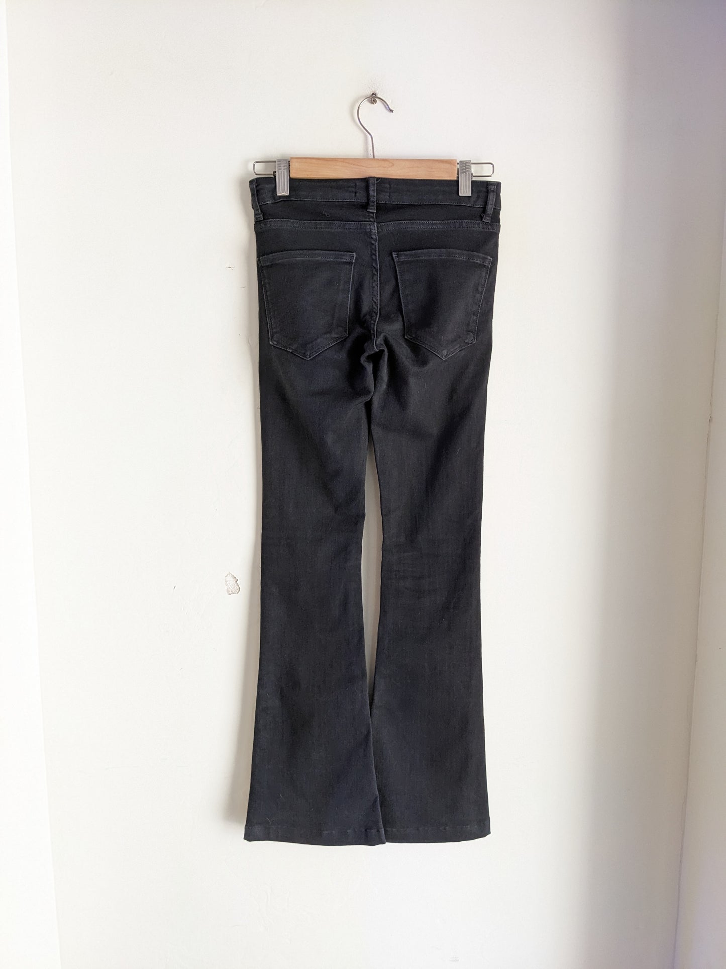 Zara Black Bell Bottom Jeans